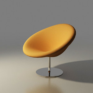 artifort chair design pierre paulin 3d max