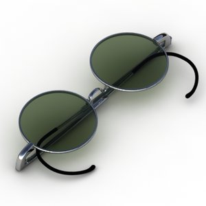 3d model sun glasses