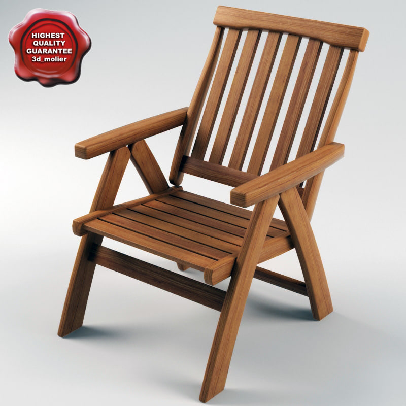 3ds max garden chair