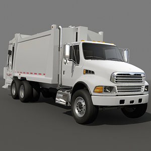 garbage truck rear loader max