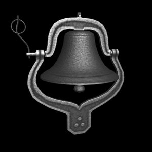 3d model cast iron bell