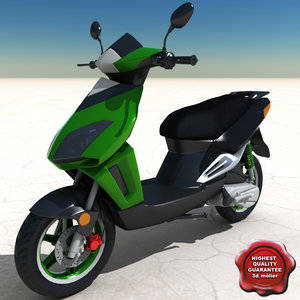 3ds scooter modelled