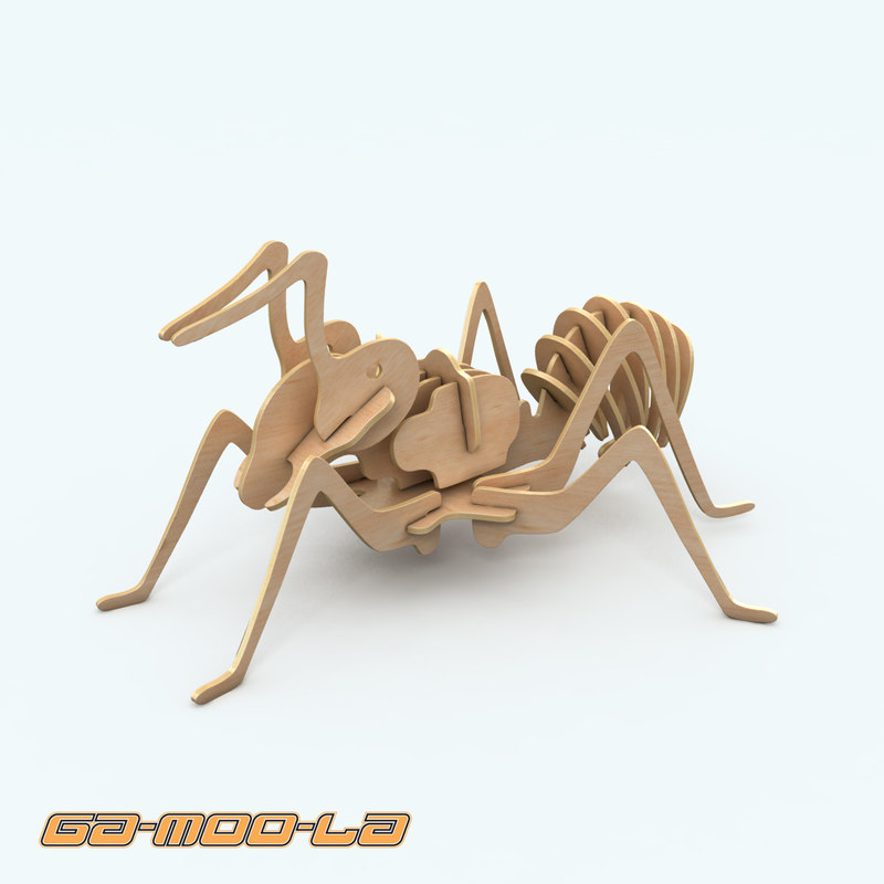 3ds max ant jigsaw puzzle