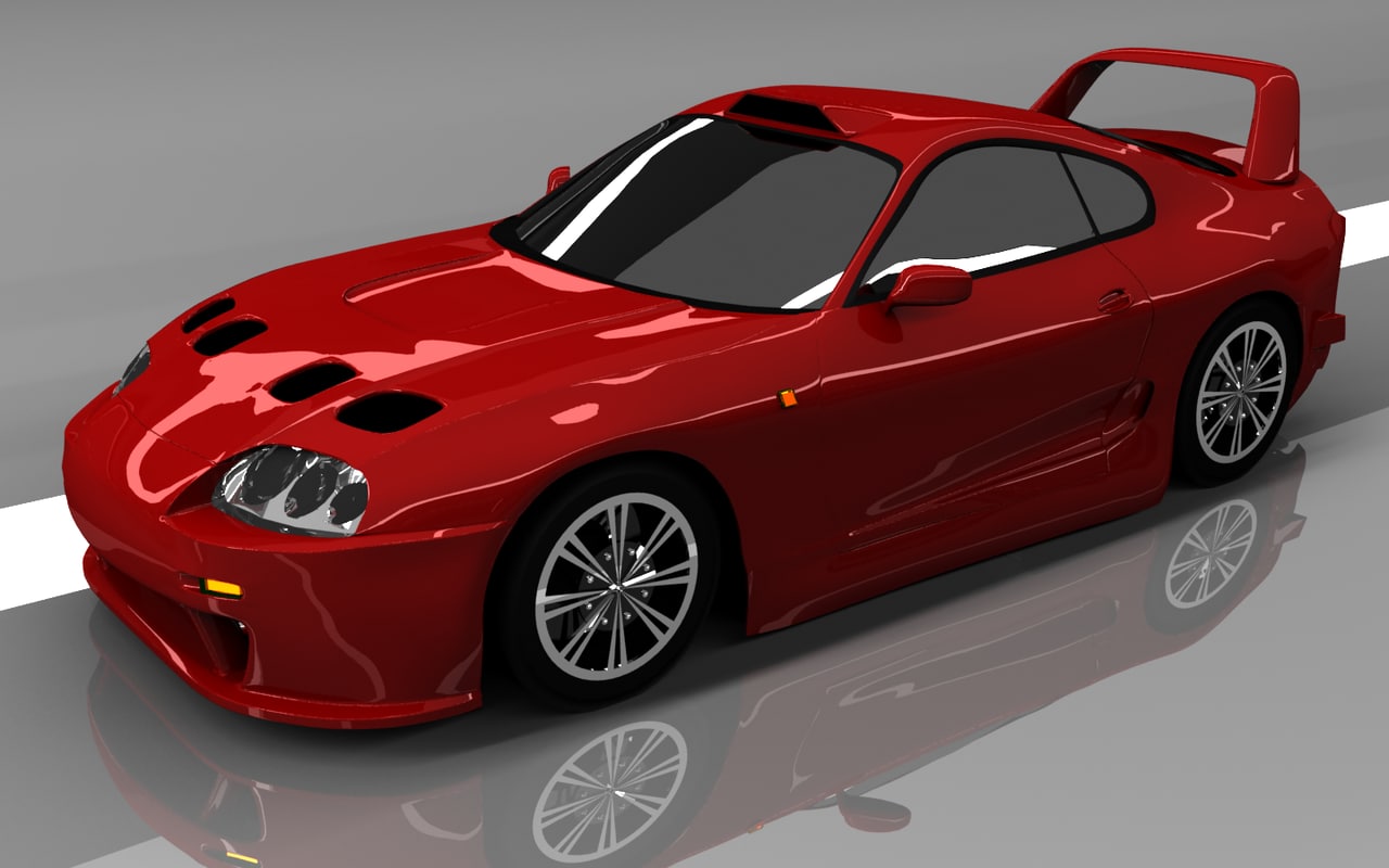 Toyota supra 3d model