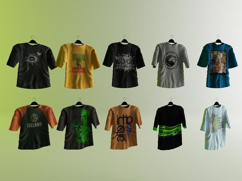 cloth tshirt shirt 3d model