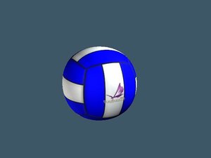 free obj model volley ball