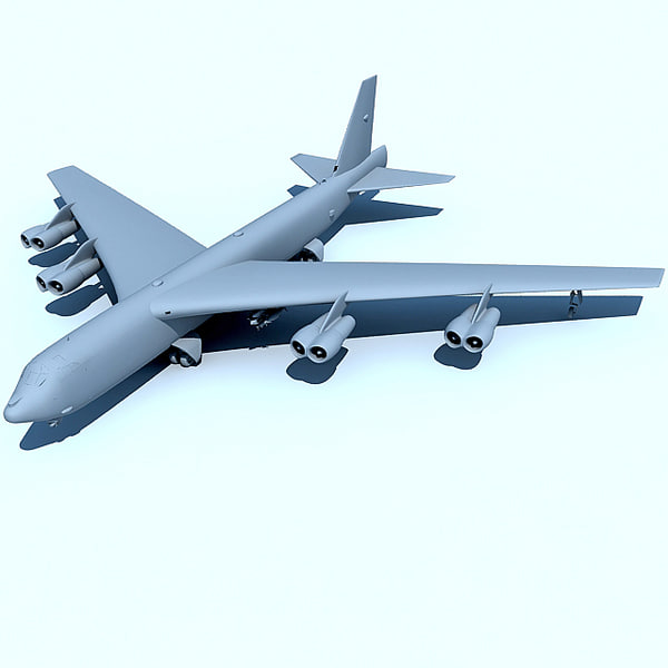 B52 Bomber B 52 3d Model