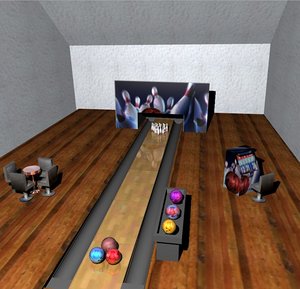 free bowling 3d model