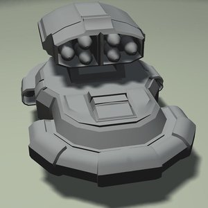free obj model assault hovercraft