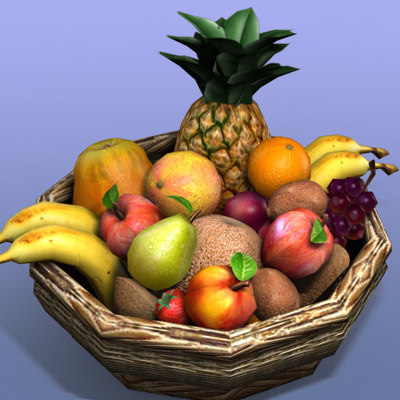 水果收藏3d模型