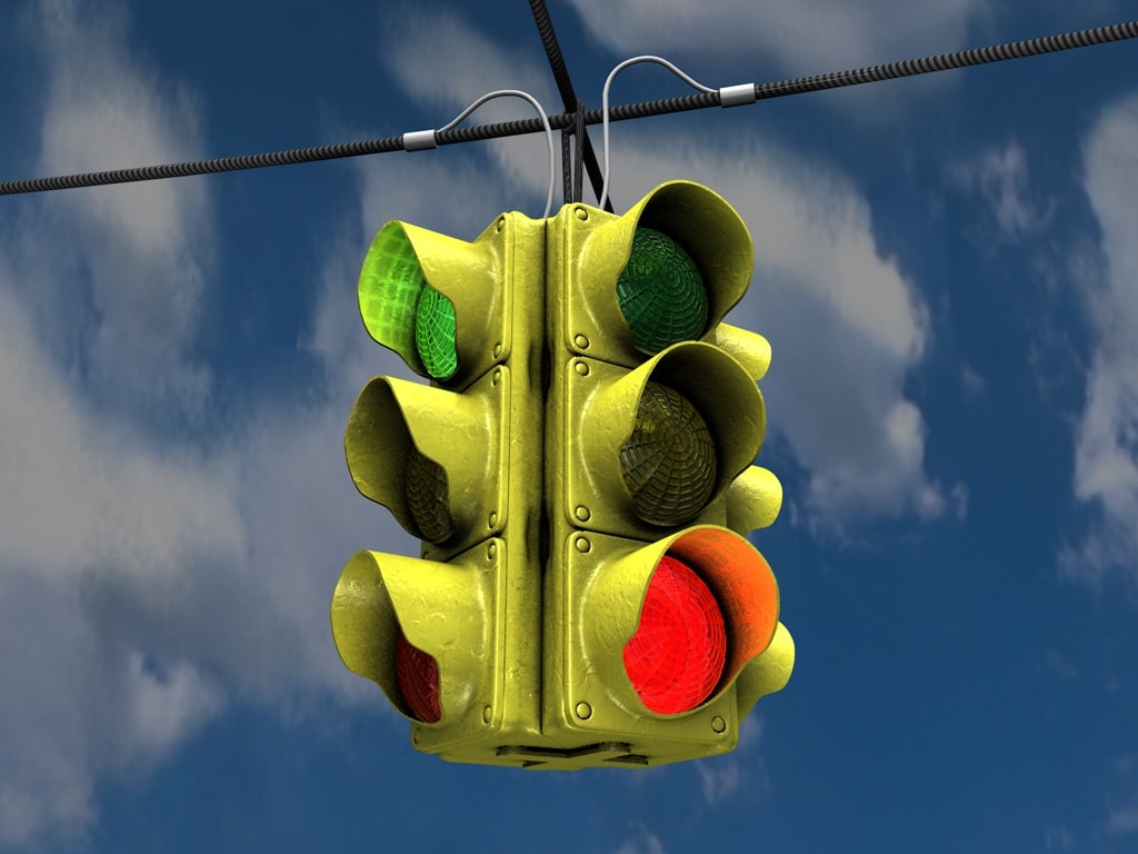 traffic light 3d model