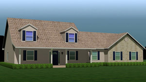 fully house 3d max