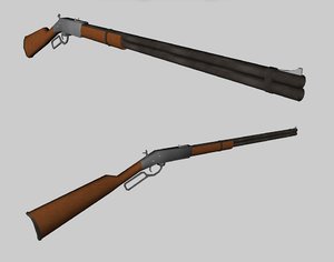 c4d winchester rifle
