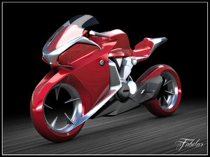 concept bike honda v4 max