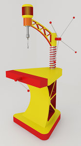 drilling machine 3d model