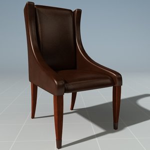 3d designer chair model
