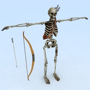 3ds max skeleton archer