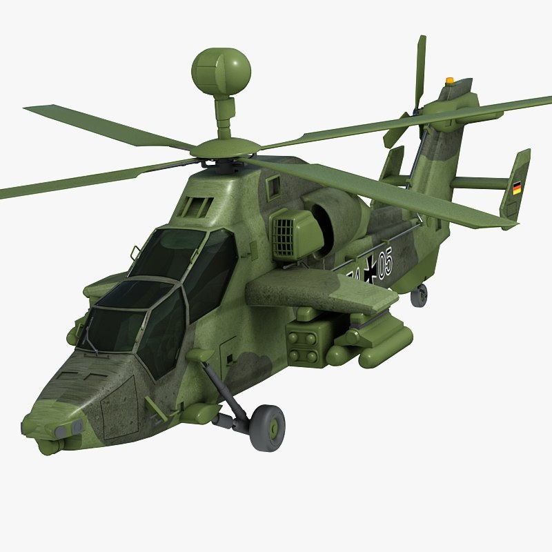 eurocopter tiger uht 3d model