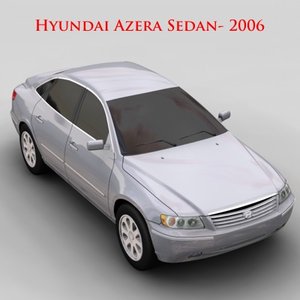 hyundai azera sedan - 3d model