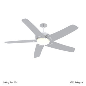 3ds max ceiling fan