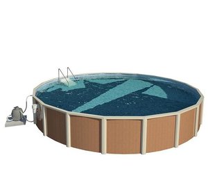 3d model ground pool