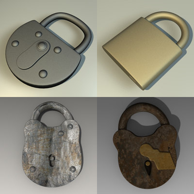 locks 3d model
