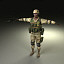 soldiers rigged ranger 3d model