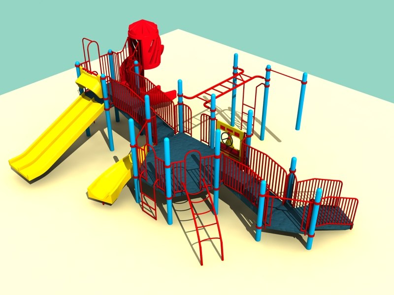 children playground 3d model