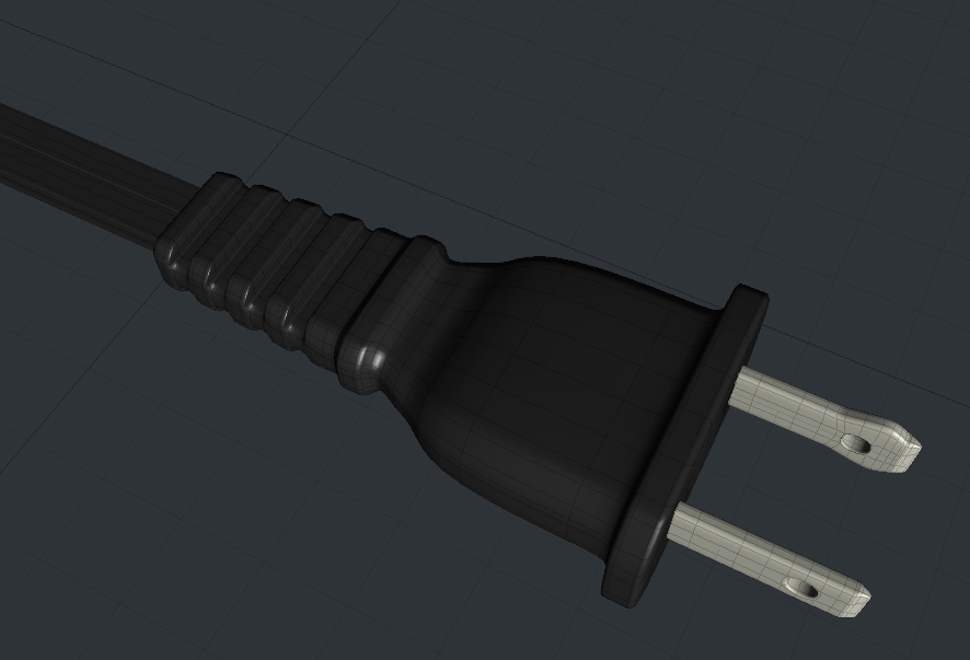 3d electrical plug