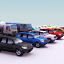 urban vehicle car truck 3d model