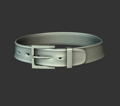 3d model belt buckle