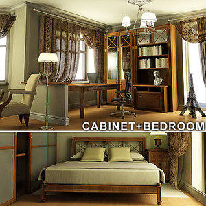 3d model cabinet bedroom