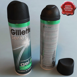 3d model of gillette series gel