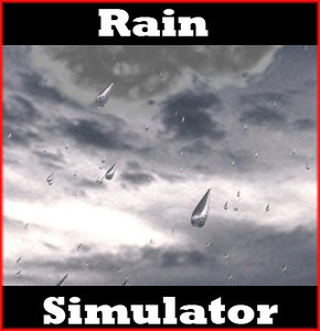 3d rain simulator