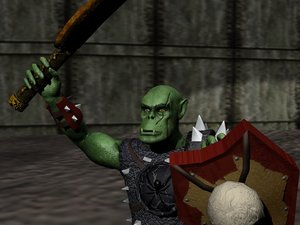 3d model orc warlord
