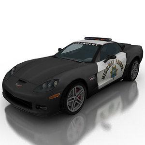 highway patrol 3d model