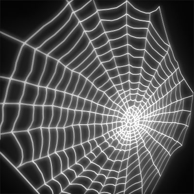 spider web 3d model