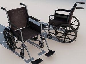 wheelchair wheel chair 3d model