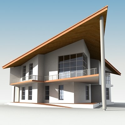 House model in 3d House model in 3d