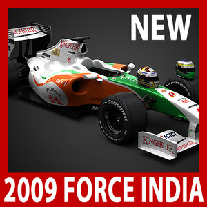 3d model 1 f1 force india