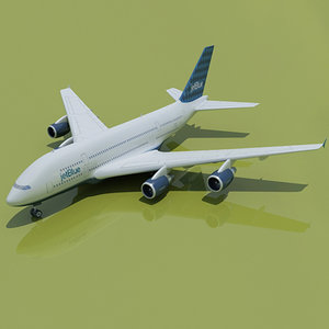 airbus a380 3d dxf