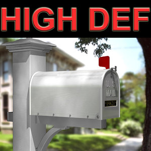 3d model of mailbox mail box