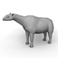 extinct indricotherium 3d model