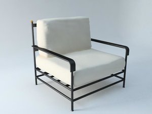 3d chair silla exterior model