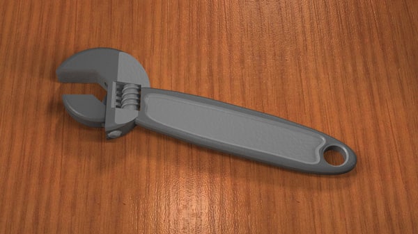 crescent wrench 3d models