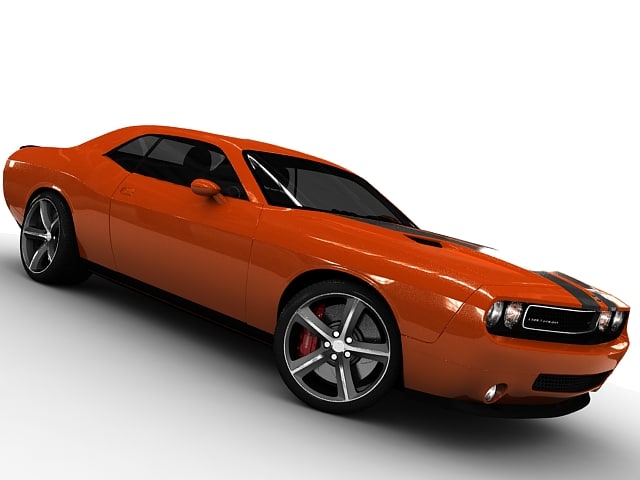 Dodge challenger 3d model