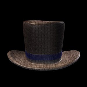 3d model hat