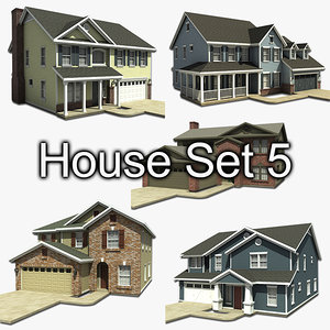 house set 5 3d 3ds