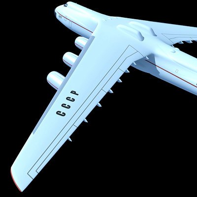 Antonov An-225 Mriya 3d Dxf