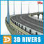 bridge descent highways road 3d model